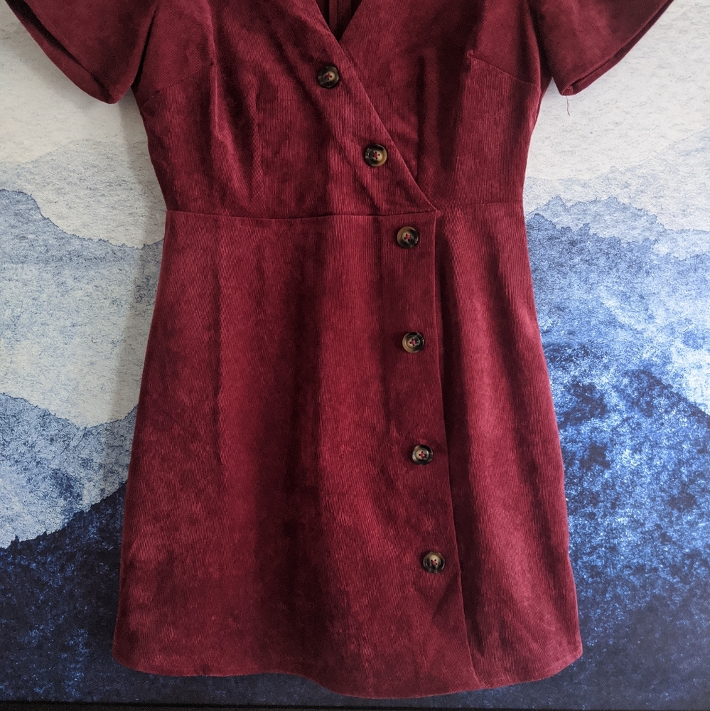 Ella Pearl Button Dress - Picture 5 of 6